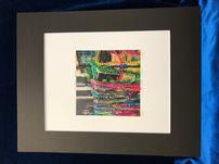 Watercolor Print of Mardi Gras Beads in New Orleans 202//151